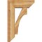 Ekena Millwork Westlake Slat Rough Sawn Bracket w/ Offset Brace, Western Red Cedar, 8"W x 22"D x 34"H BKT0806X22X34WTL06RWR - alternate 3